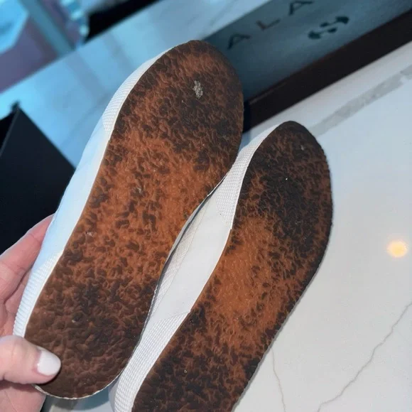 Alaïa's collaboration with Superga / Blanc Casse White Sneakers Womens SZ: 38 - Picture 8 of 8